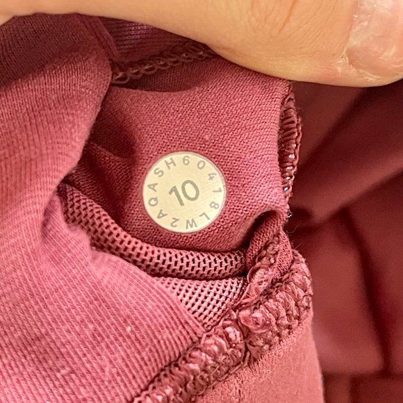 ⭐️HOST PICK⭐️ Lululemon Flow Y Bra (Nulu) in Misty Merlot - Picture 6 of 6